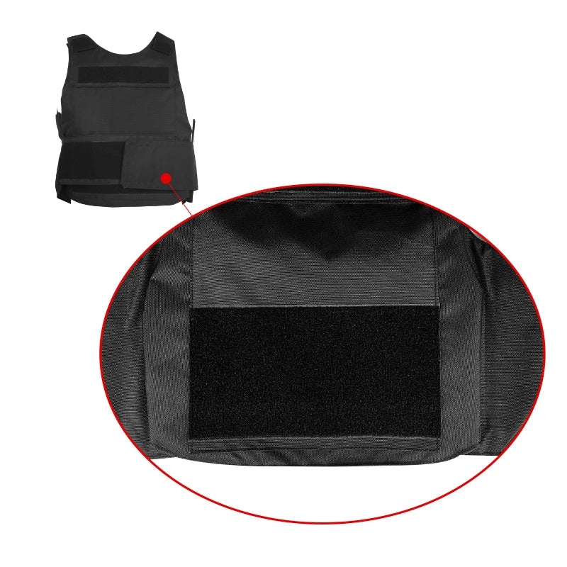 ARMY Black Tactical Vest Down Body Armor Plate - STG Shopping