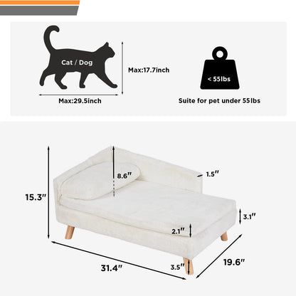 Elevated Pet Bed with Waterproof Pet Sofa