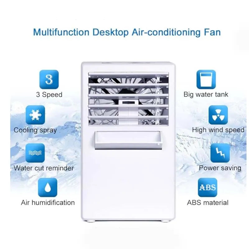 Mini Portable Air Conditioner Table Space Misting, Humidifier, Purifier - STG Shopping