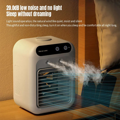 Mini Cold Airconditioner Fan 2-Speed Humidifier - STG Shopping