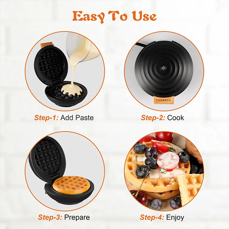 Mini Waffle Maker Sandwich Cake Baking Tray - STG Shopping