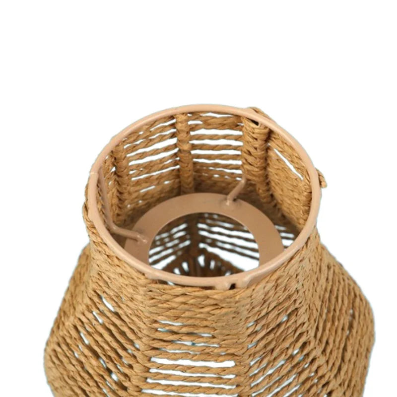 1PC Exquisit Hand-woven Rattan Hanging Lamp Shade - STG Shopping