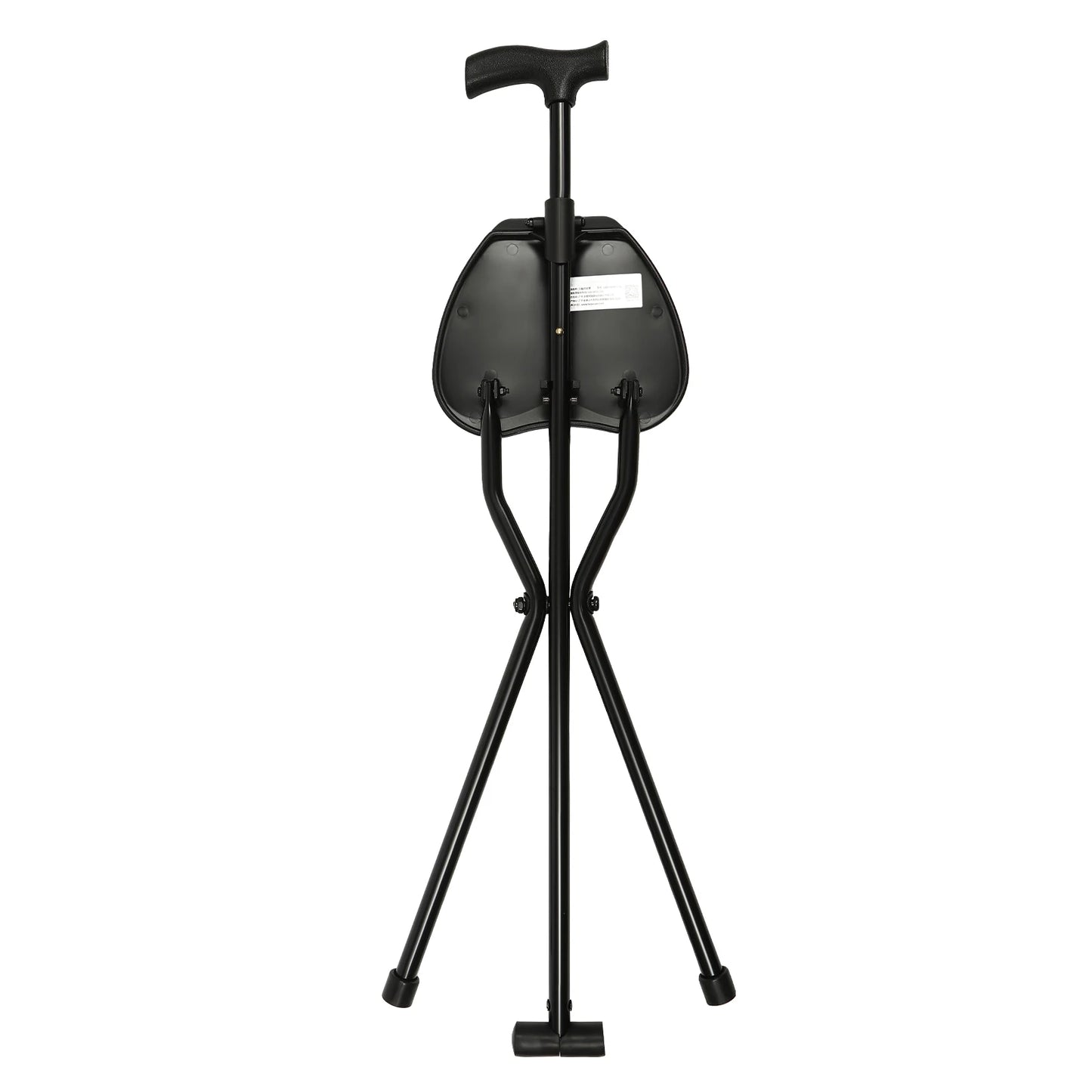 Portable Folding Walking Cane with Tripod Chair Seat - STG Shopping