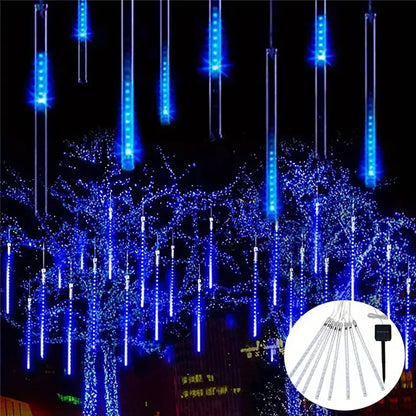 Solar Meteor Shower Rain Waterproof String Lights - STG Shopping