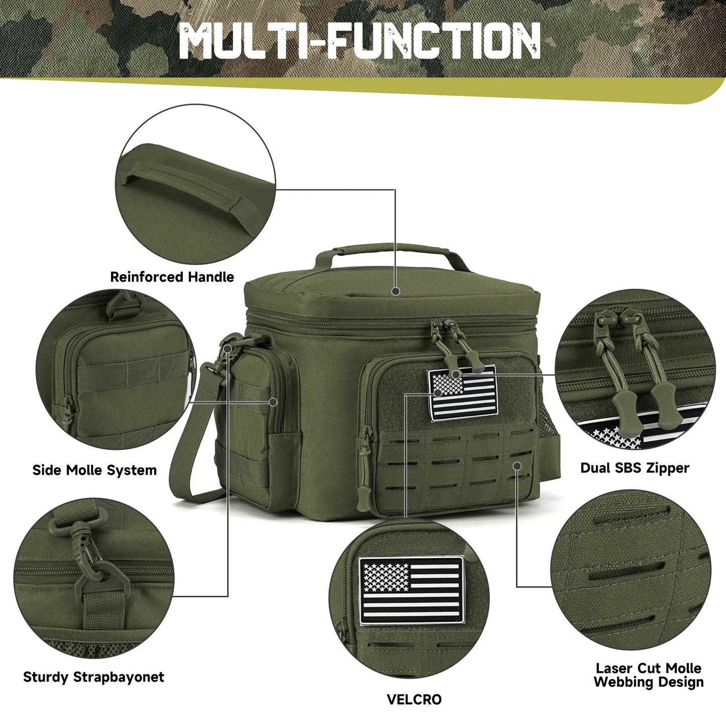 Tactical Lunch Box for Men Military Heavy Duty - STG Shopping