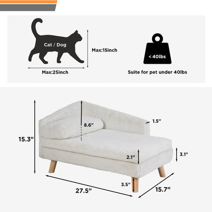 Elevated Pet Bed with Waterproof Pet Sofa