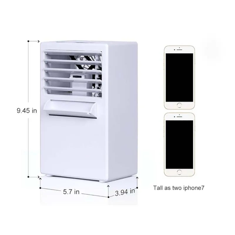 Mini Portable Air Conditioner Table Space Misting, Humidifier, Purifier - STG Shopping