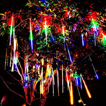 Solar Meteor Shower Rain Waterproof String Lights - STG Shopping