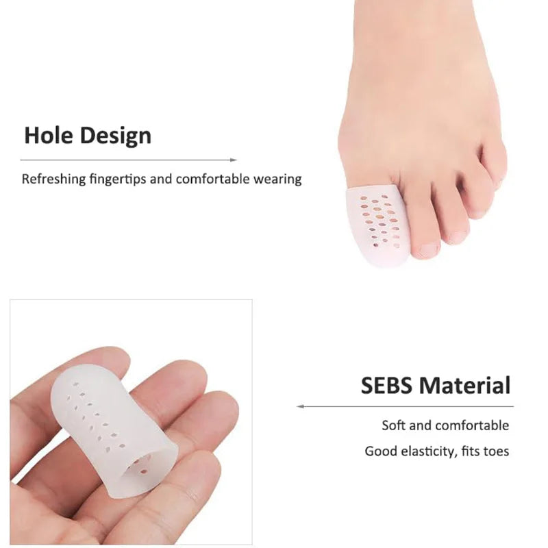 6 pairs Breathable Silicone Big Toe Protector - STG Shopping